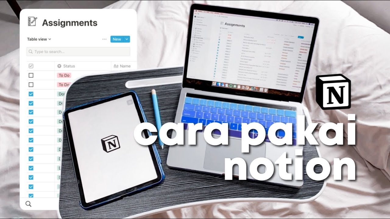 Caraku Produktif dengan Notion (mengatur tugas dan jadwal sekolah)